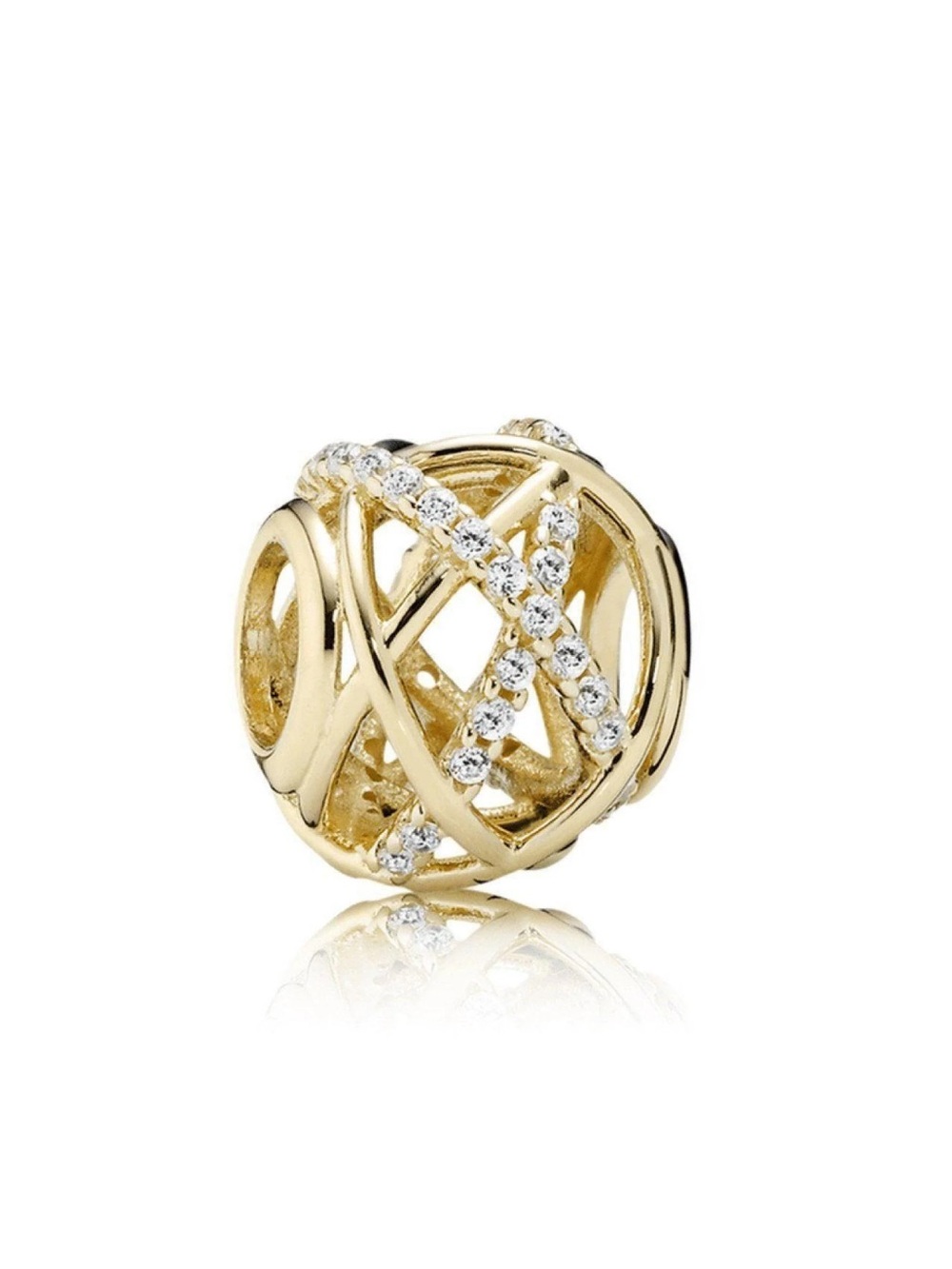 Pandora Galaxy Gold Pave Charm